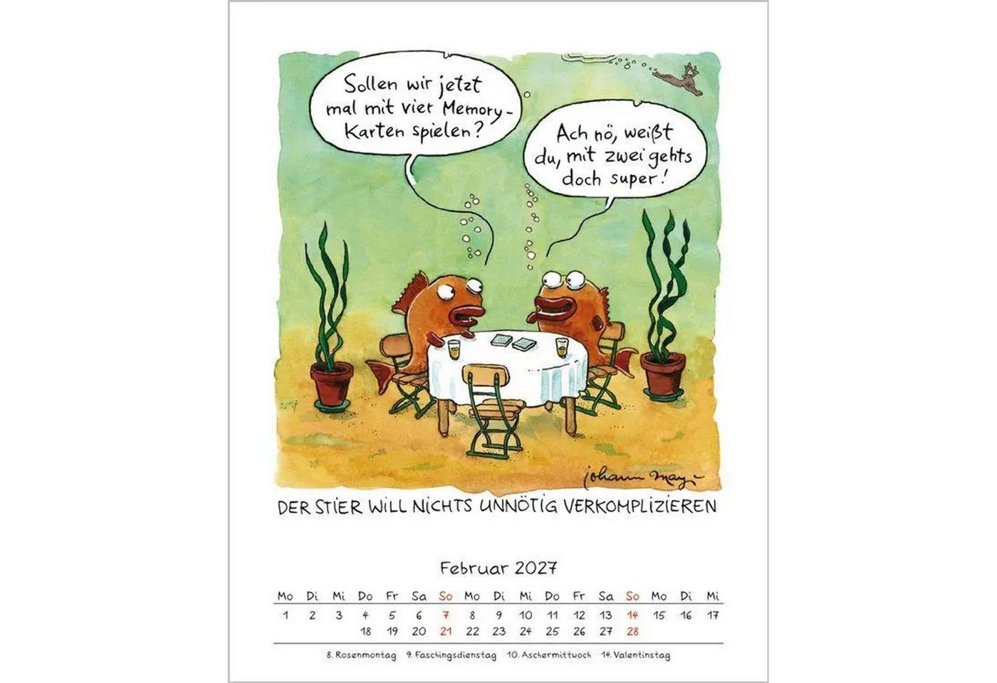 Korsch Verlag Wandkalender Stier 2027 Bild 4