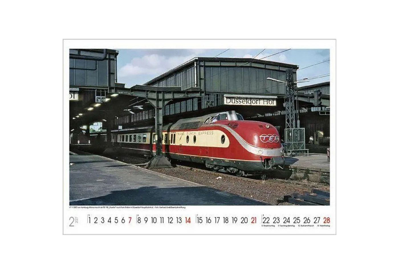 Korsch Verlag Wandkalender Faszinierende Eisenbahnen 2027 Bild 2