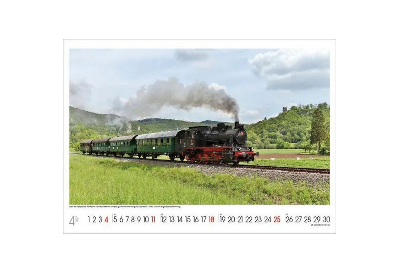 Korsch Verlag Wandkalender Faszinierende Eisenbahnen 2027 Bild 4