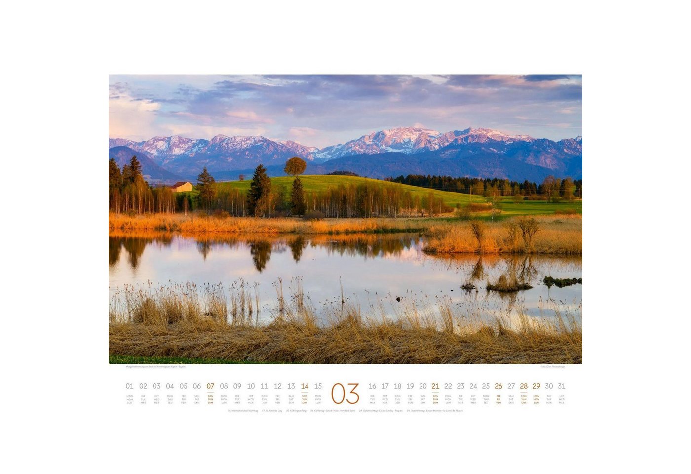 Ackermann Wandkalender Deutschland Kalender 2027, Zauberhafte Landschaften Bild 2