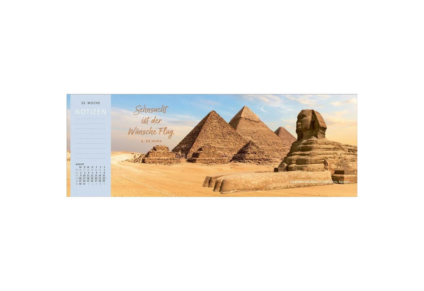 Ars Edition Tischkalender Tischkalender Reiseträume 2027