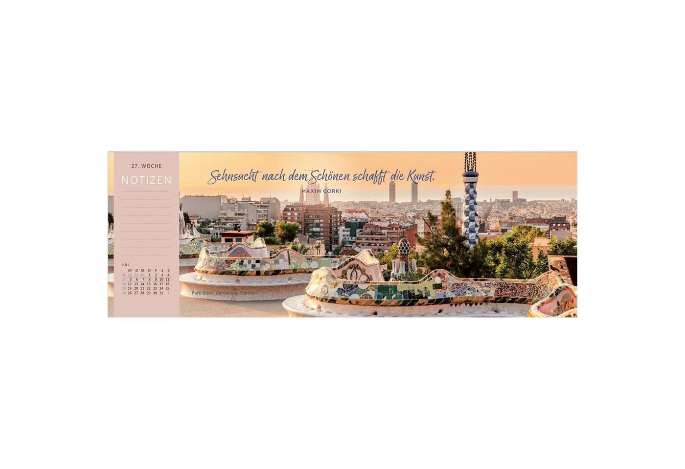 Ars Edition Tischkalender Tischkalender Reiseträume 2027 Bild 3