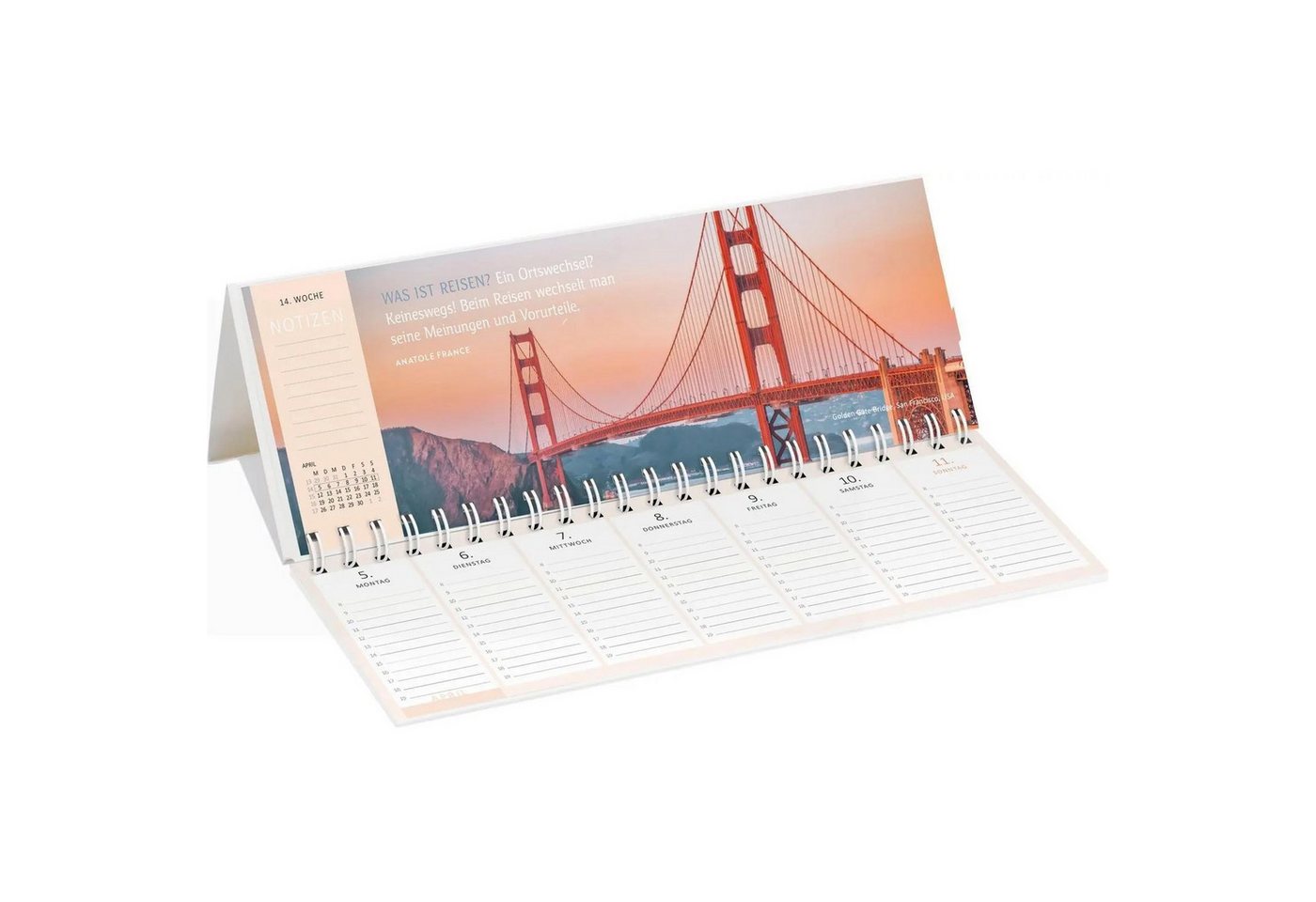 Ars Edition Tischkalender Tischkalender Reiseträume 2027 Bild 4