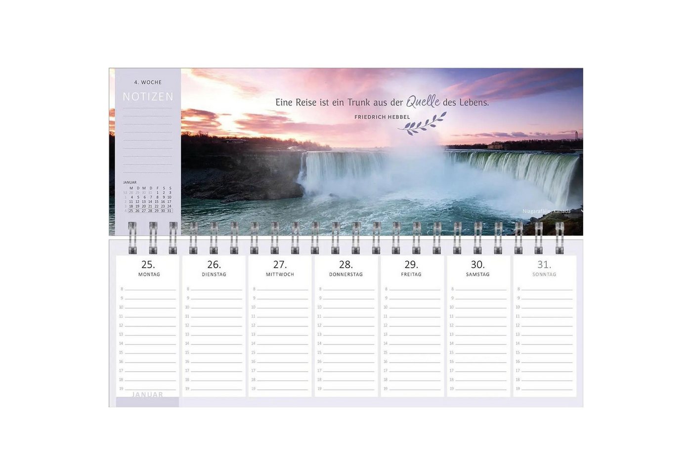 Ars Edition Tischkalender Tischkalender Reiseträume 2027 Bild 5
