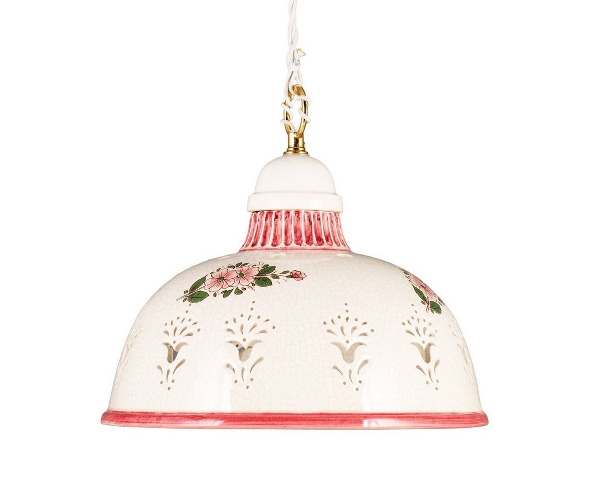 Helios Leuchten Pendelleuchte Küchenlampe Keramik, Keramiklampe, Deckenlampe, Hängelampe, für Küche Esstisch Landhaus, handgefertigt handbemalt Bild 2