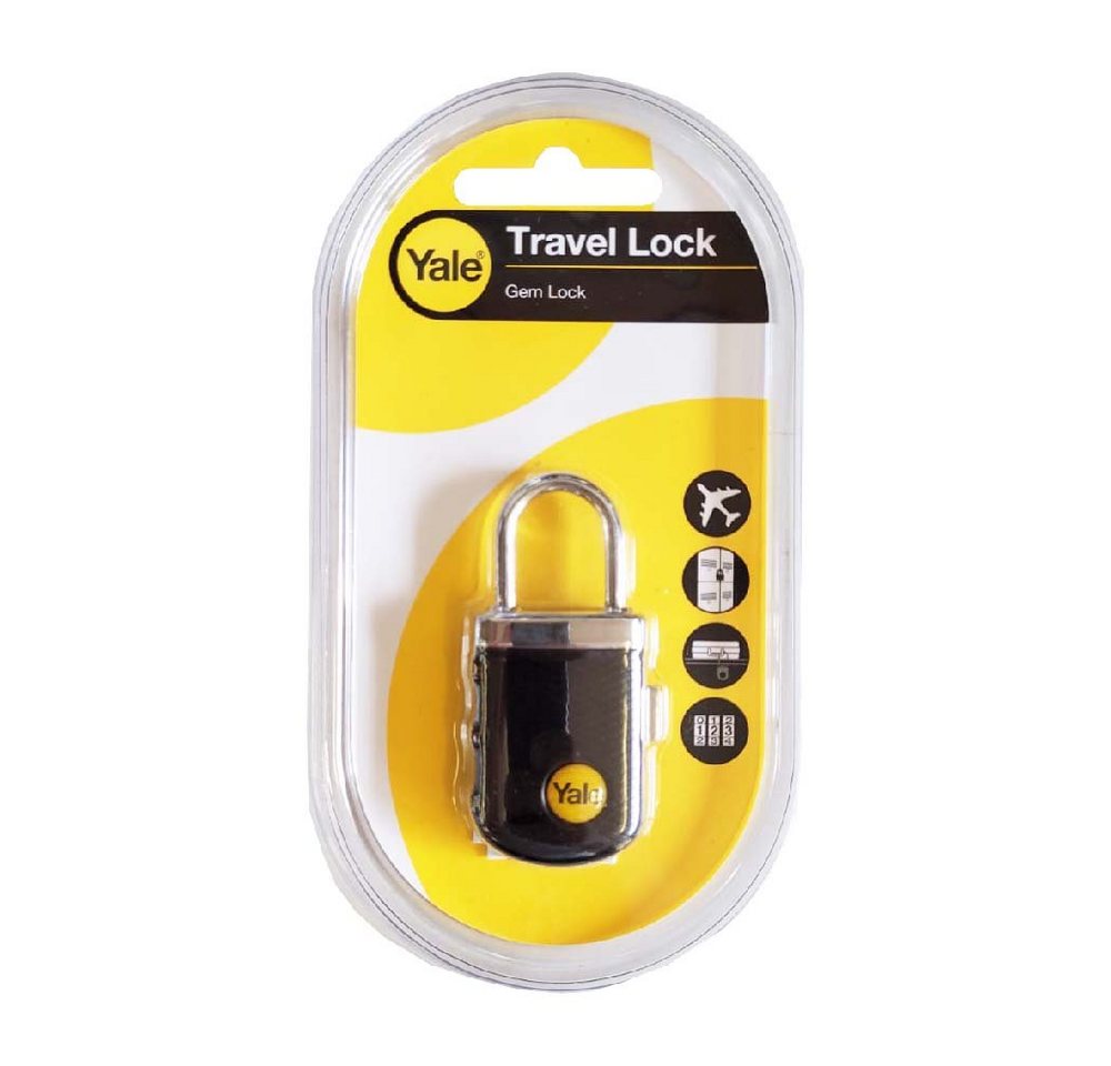 Yale Vorhängeschloss Travel Lock Koffer Schloss mit Zahlenschloss von Yale Bild 2