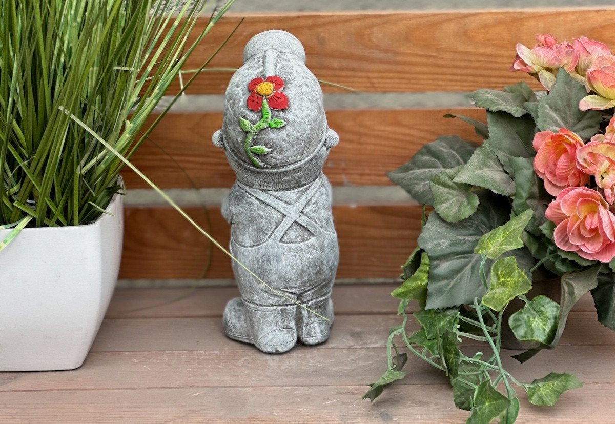 Stone and Style Gartenfigur Frostfeste Steinfigur Maulwurf Grubi Bergmann Bild 5