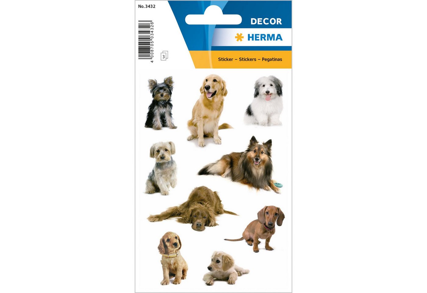 HERMA Sticker Herma Sticker DECOR Tiere Hundefotos 3 Bl Bild 2