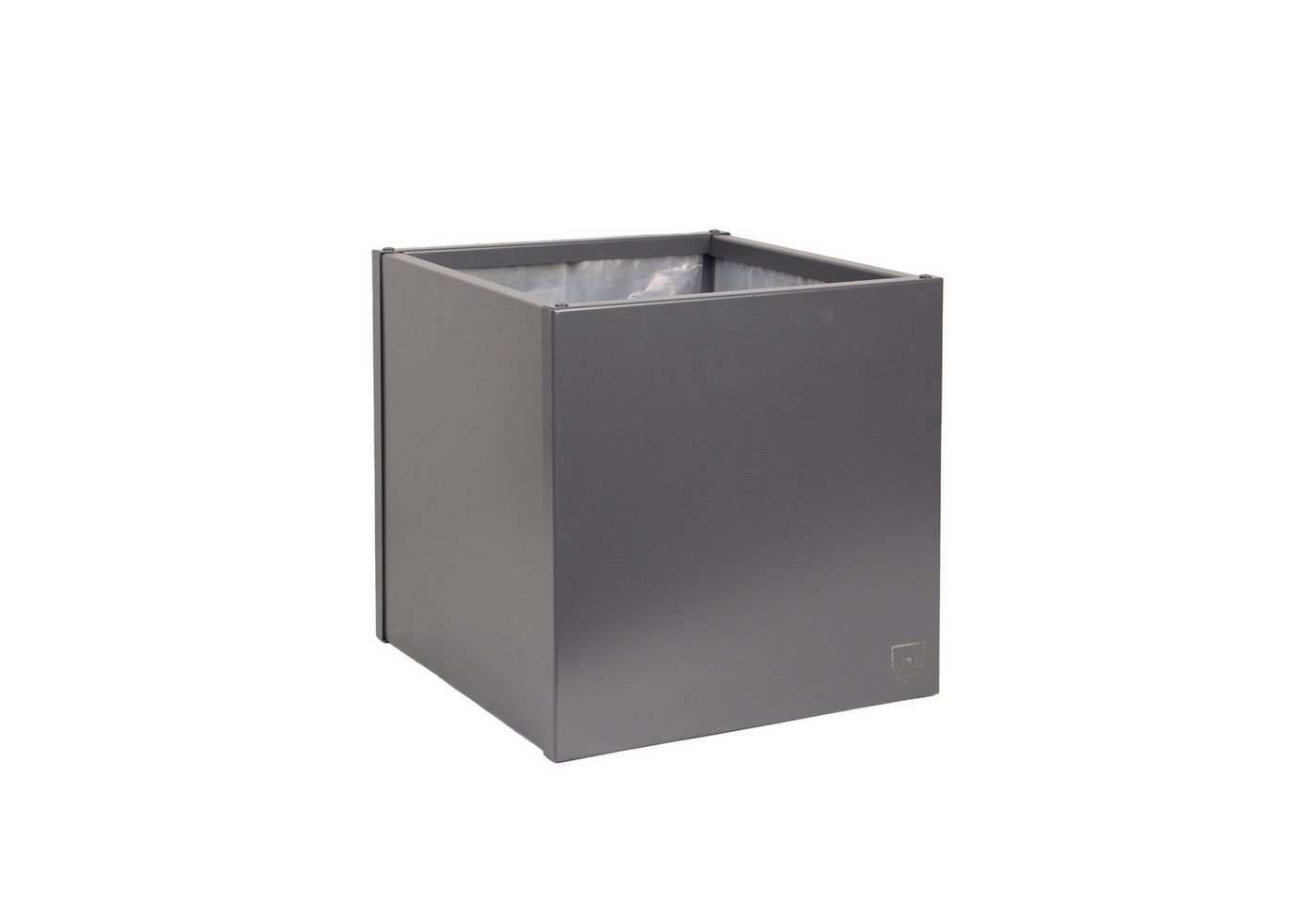 UNUS ELEMENTS Hochbeet Blumenkübel verschiedene Größen inklusive Teichfolieneinsatz (anthrazit), Miniteich, Pflanzkasten Metall, Kräuterbeet Metall, Pflanzkübel