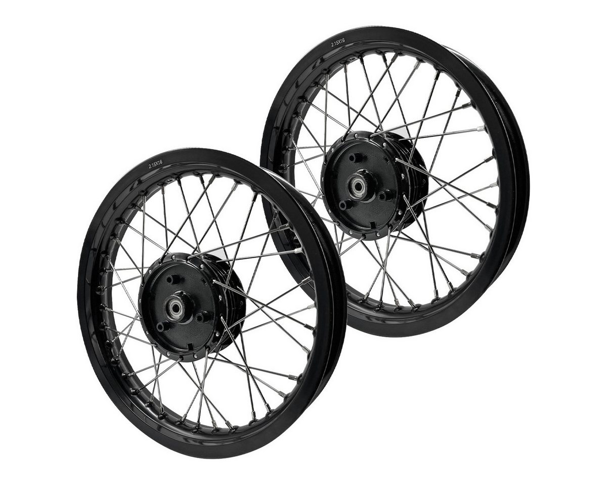 Craftride Schraube Set 2x Felge 2,15x16 breit Alu für Simson S51 S50 Schwalbe KR51 AF22 s Bild 5