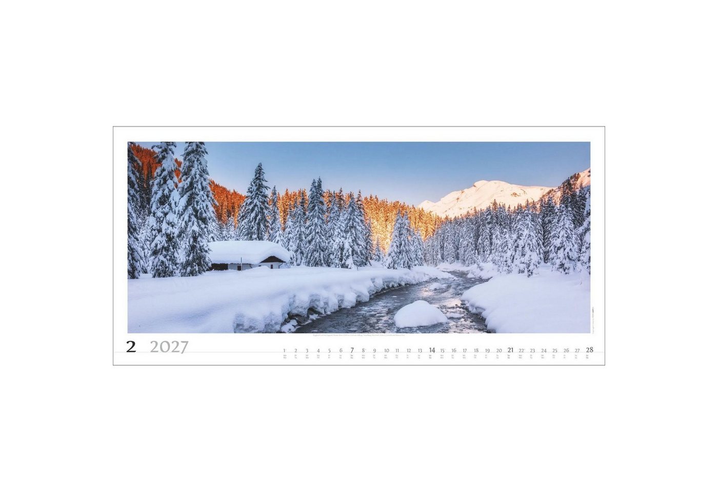 Wandkalender Alpenpanorama Kalender 2027 Bild 5