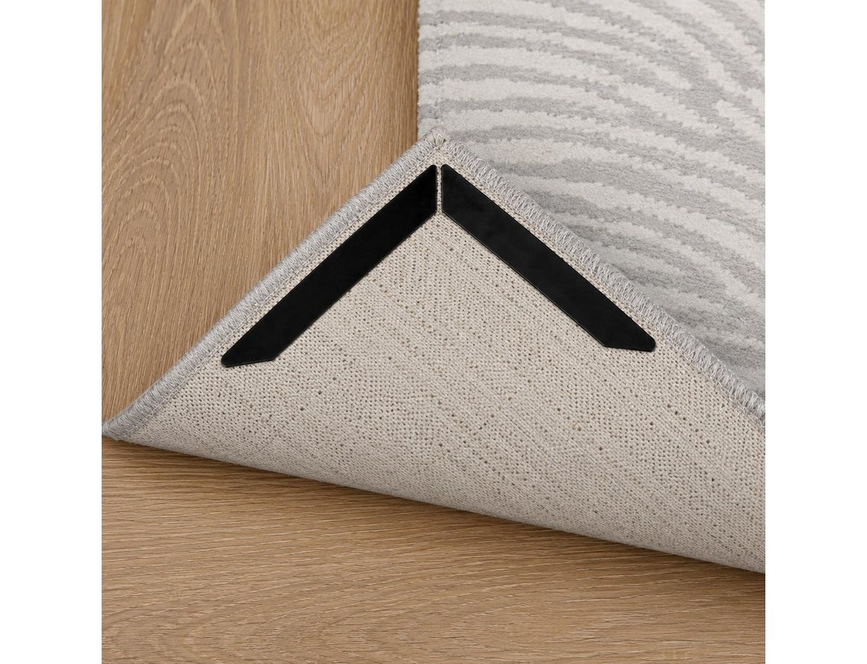 BAYLI Antirutsch Teppichunterlage 4er Set Teppichstopper Selbstklebend – Anti Rutsch Teppich Greifer Bild 4