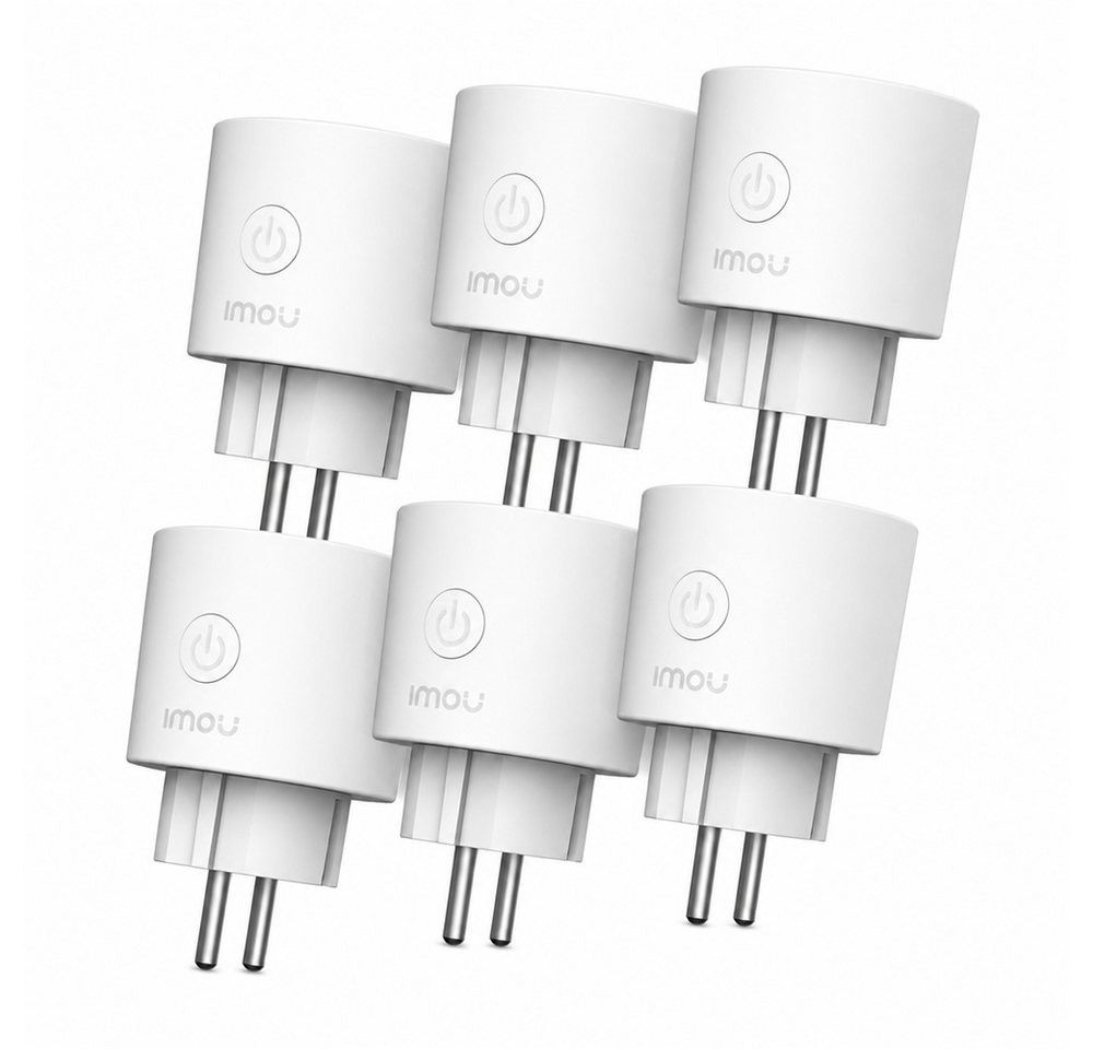 Imou WLAN-Steckdose CE2P Smart Steckdose 6er Bundle mit Matter, Stromverbrauchsmessung, max. 3680 W, 6-St., WLAN Smart Plug, Verbrauchsmessung, Zeitschaltuhr, Überlastschutz Bild 5