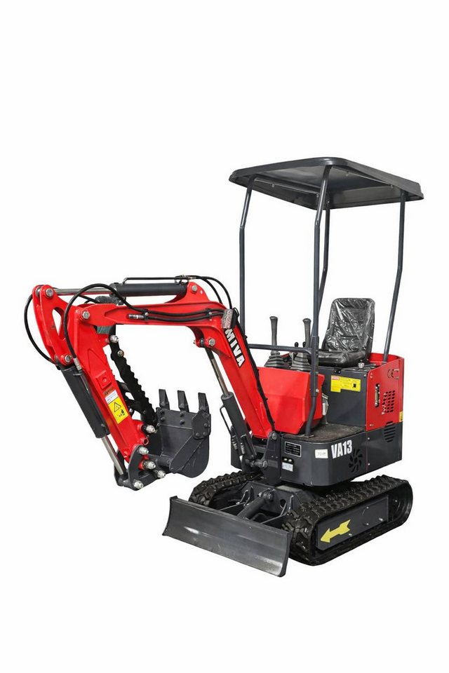 Teico Minibagger MIVA VA13 – kompakter 1 Tonnen Minibagger mit 13,5 PS Benzinmotor Bild 2