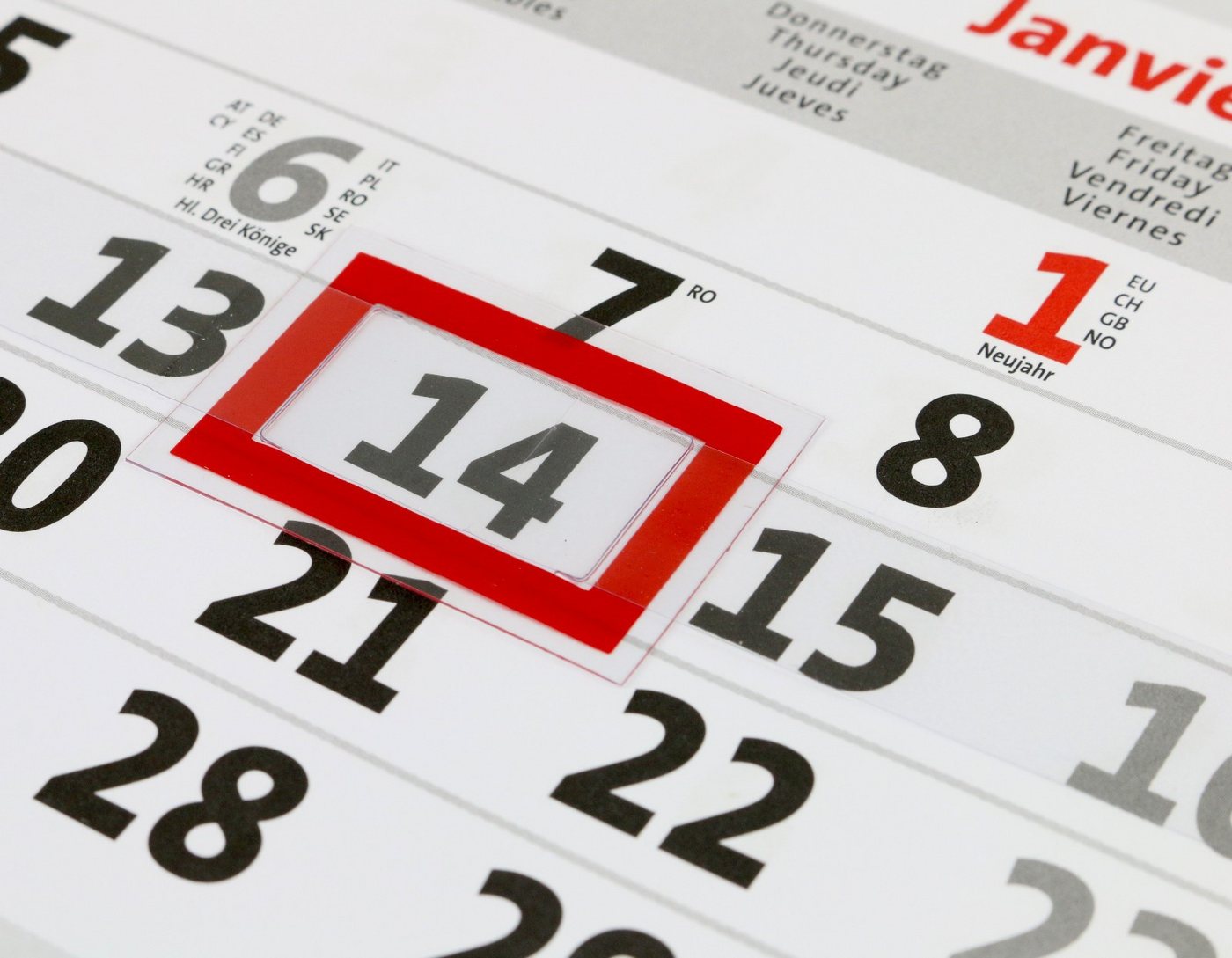 Anschütz Wandkalender 3-Monatskalender 2027 Büro Wandkalender 450x235mm mit Bild Bild 3