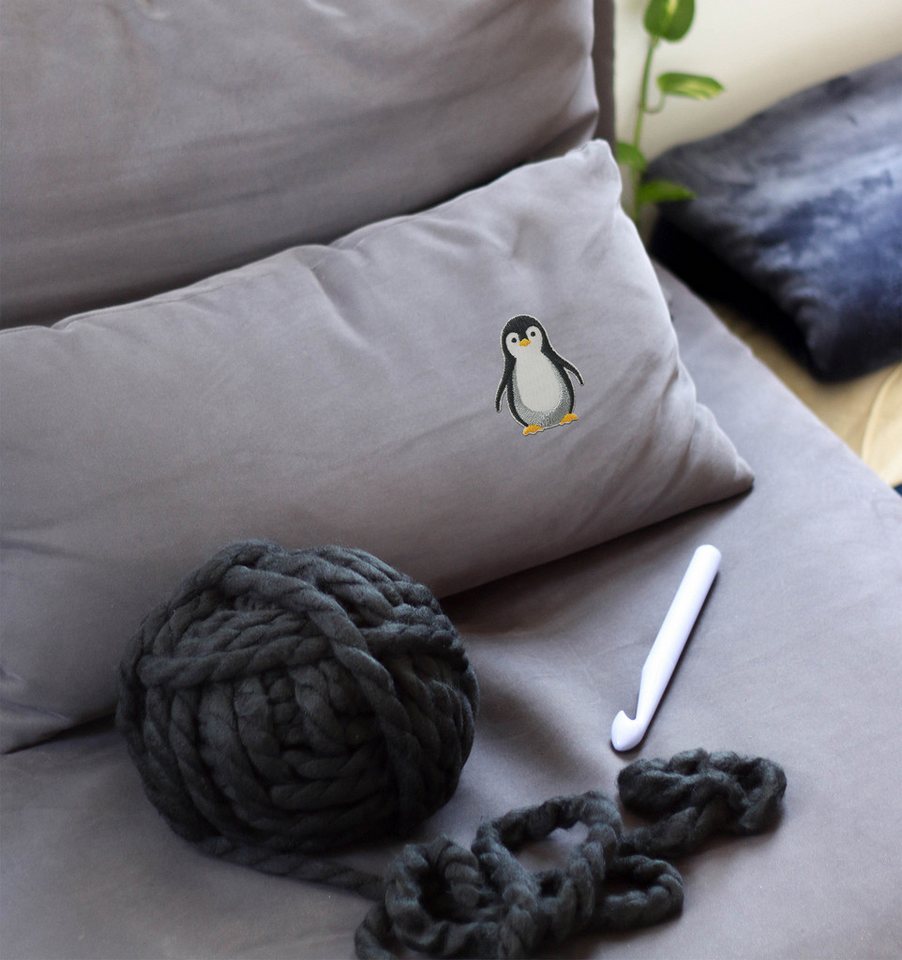 Catch the Patch Aufnäher Bügelbild, Aufbügler, Applikationen, Patches, Flicken, zum aufbügeln, Recyclete PET Flaschen, Recycl Patch Pinguin Tier Antarktis Think Green - Größe: 5 x 4 cm Bild 5