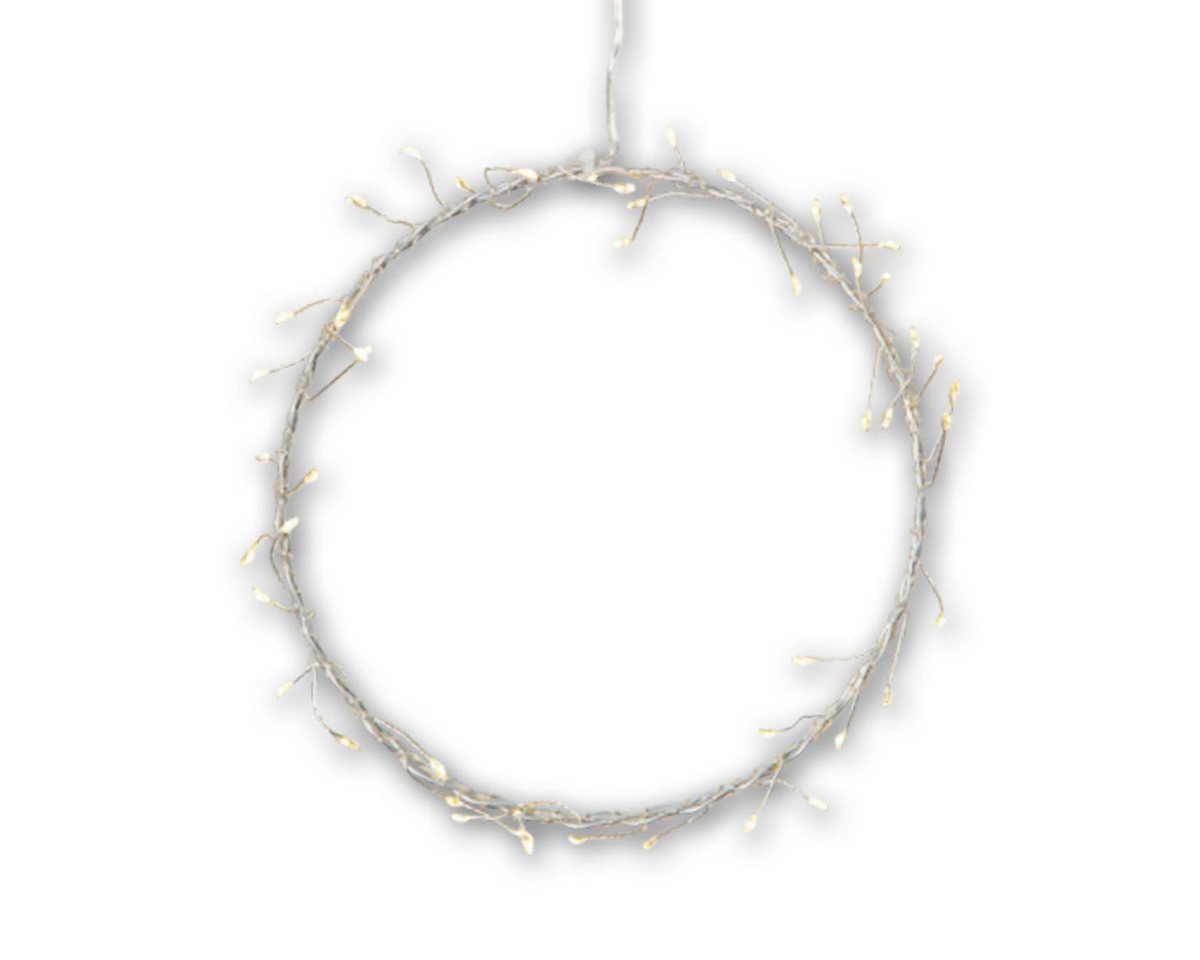 STAR TRADING LED Fensterleuchter Fensterhänger POPPY Ø20cm Ring, 50 LED warmweiß, warmweiß Bild 3