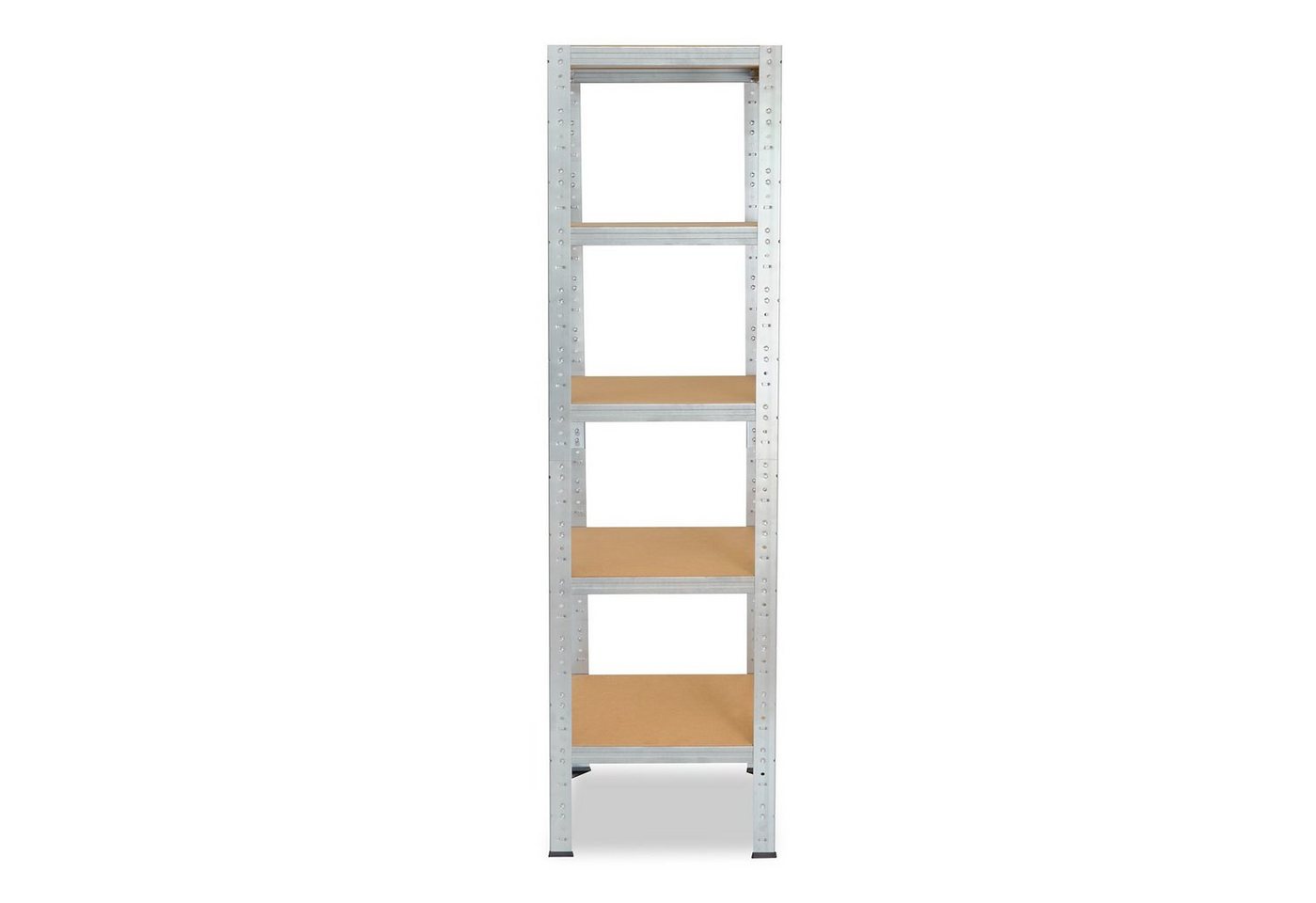 shelfplaza Schwerlastregal HOME, 180x30x30cm verzinkt, 5 Böden, Kellerregal, Garagenregal, Steckregal Bild 5
