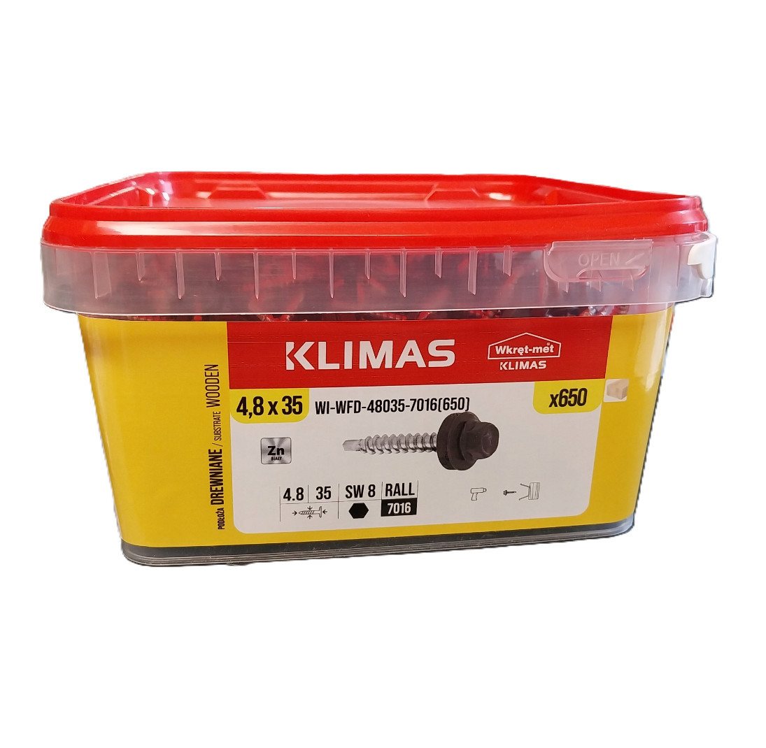 Klimas Blechschraube Klimas WFD Bohrschrauben für Trapezblech auf Holz Bild 3