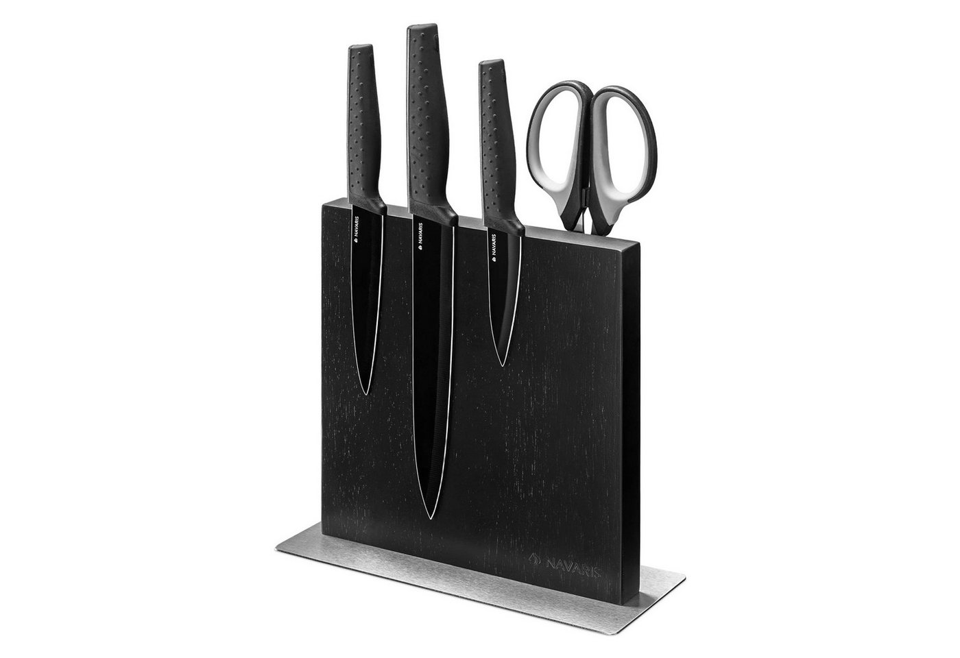 Navaris Universalküchenmesser Navaris Messerhalter magnetisch Kautschuk doppelseitig Bild 4