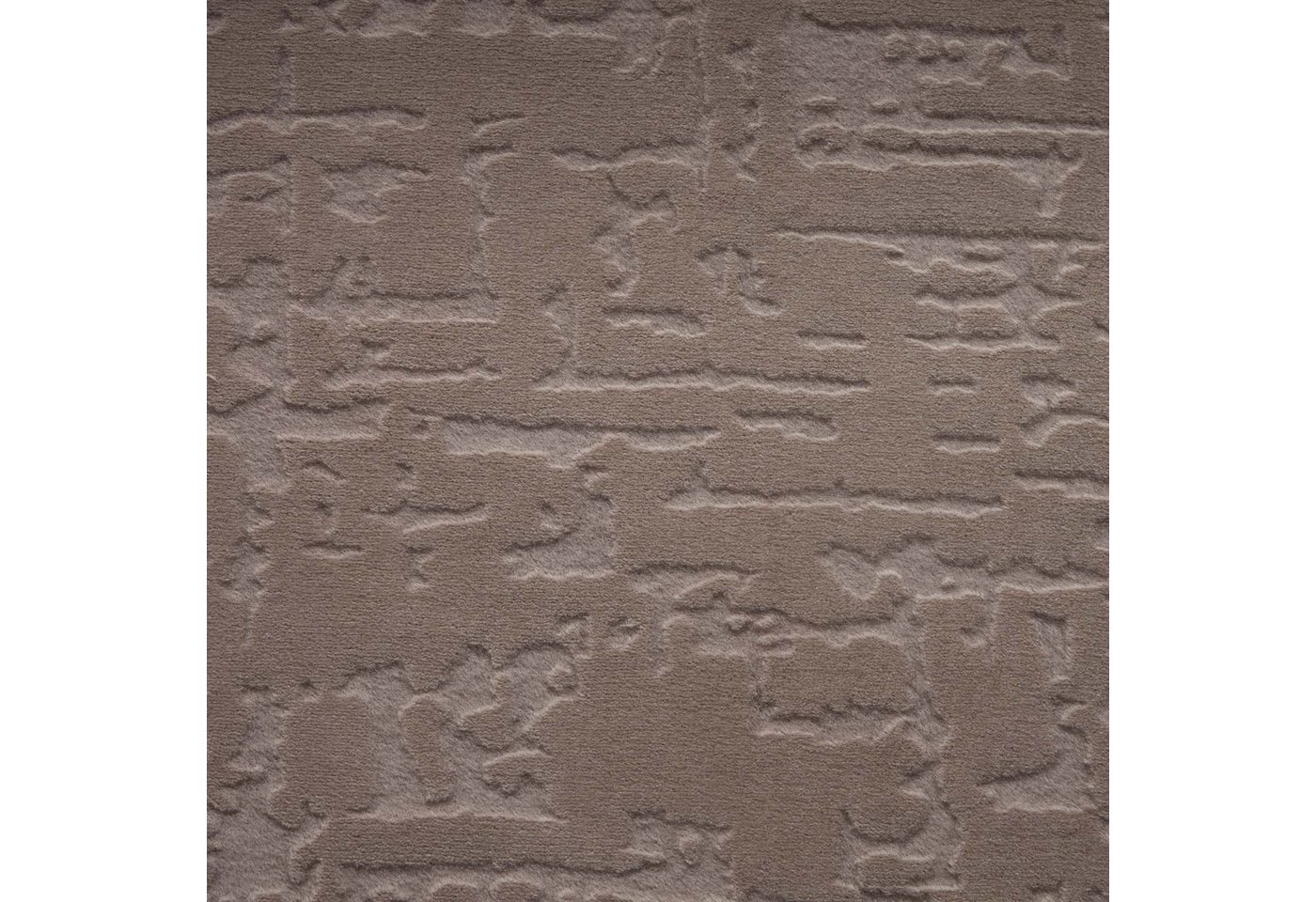 TaraCarpet Teppich TaraCarpet Homestyle 399 Vintage, rund, Höhe: 10 mm, Vintage hoch-tief weich waschbar taupe 80x80 rund Bild 3