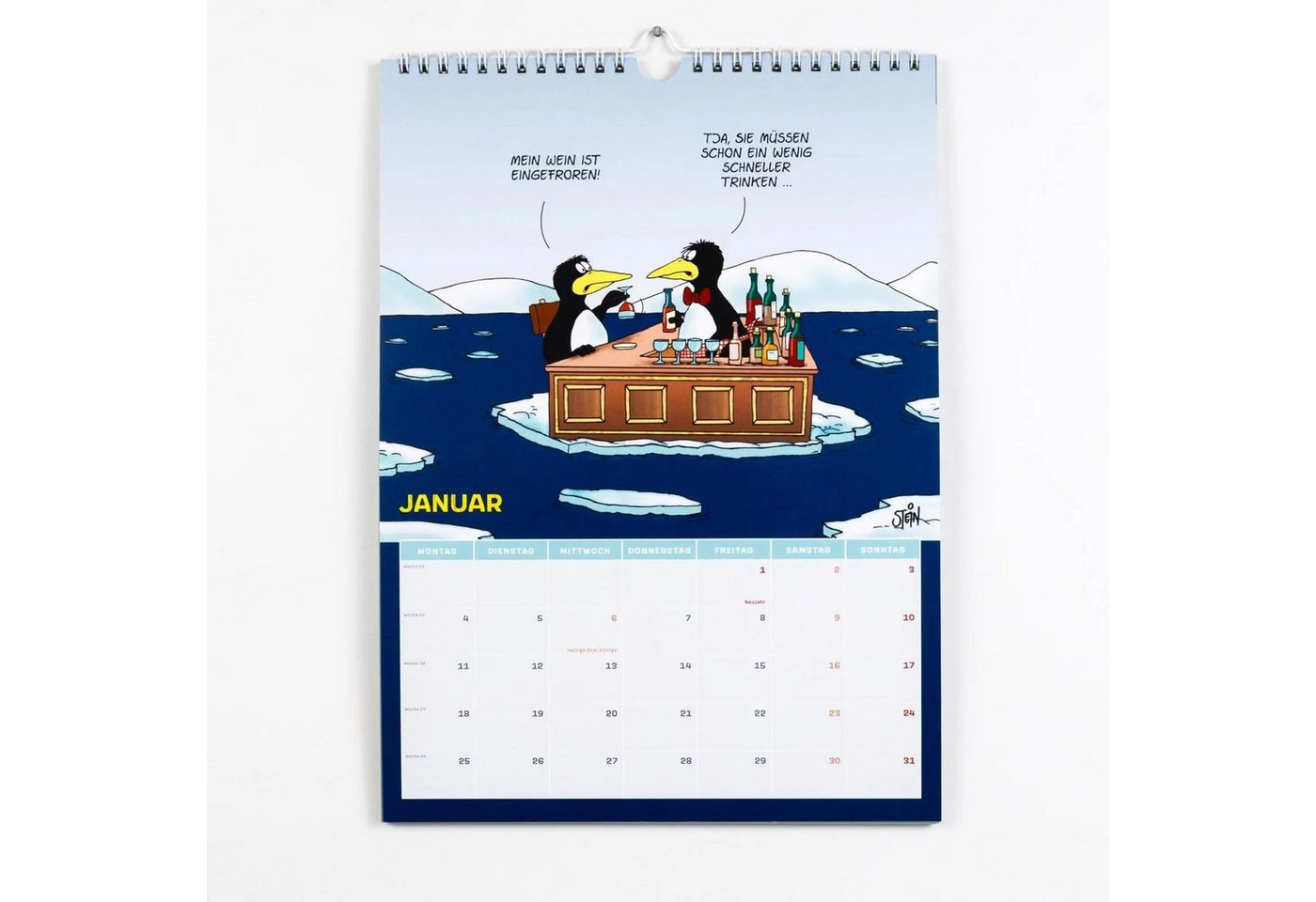 Lappan Verlag Wandkalender Uli Stein Tierische Zeiten 2027: Monatskalender für die Wand Bild 5