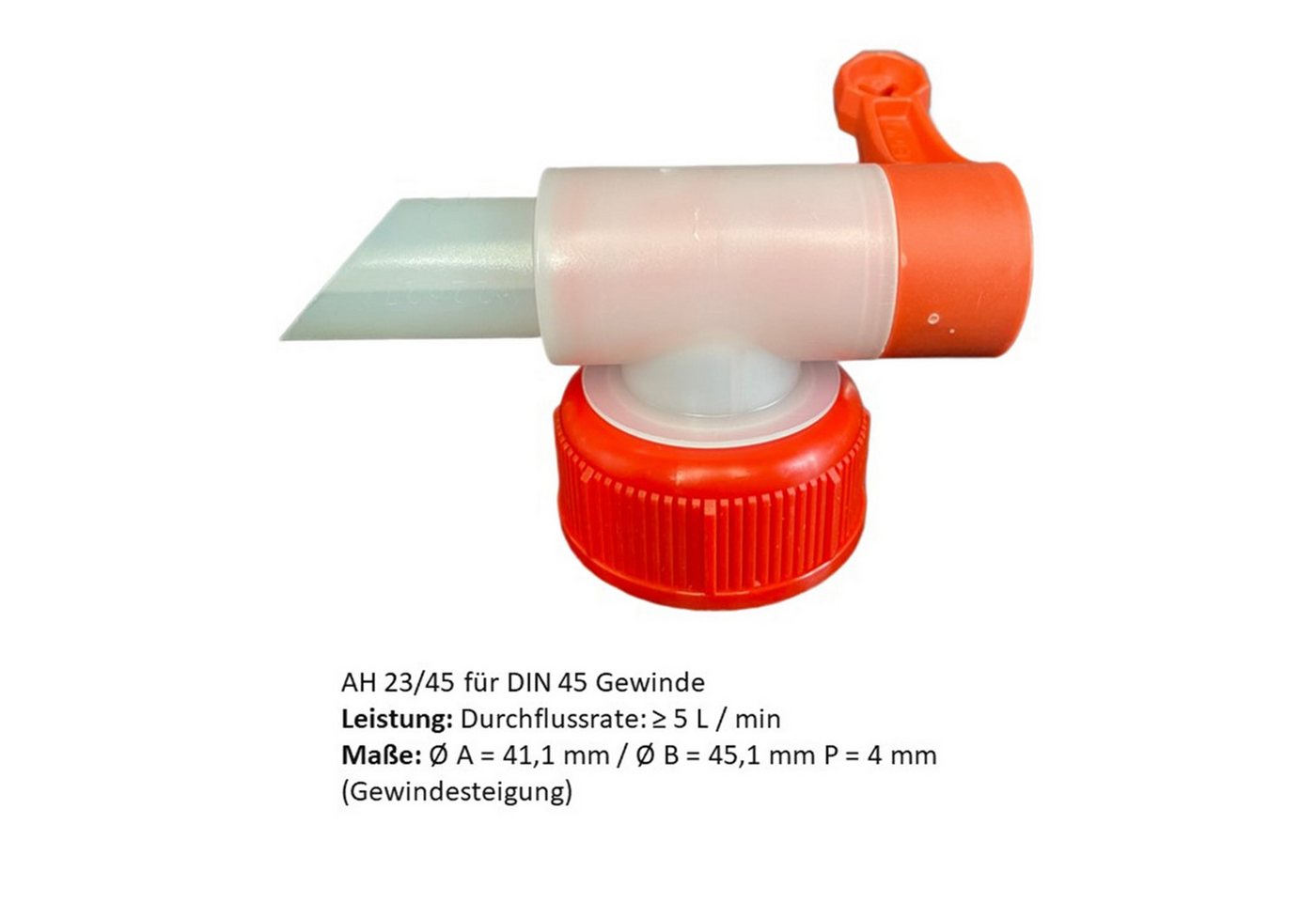 Fluxx Auslaufventil Sabeu FLUXX Ausgießhähne Serie AH23, (Auslaufhahn), Lebensmittelkonform