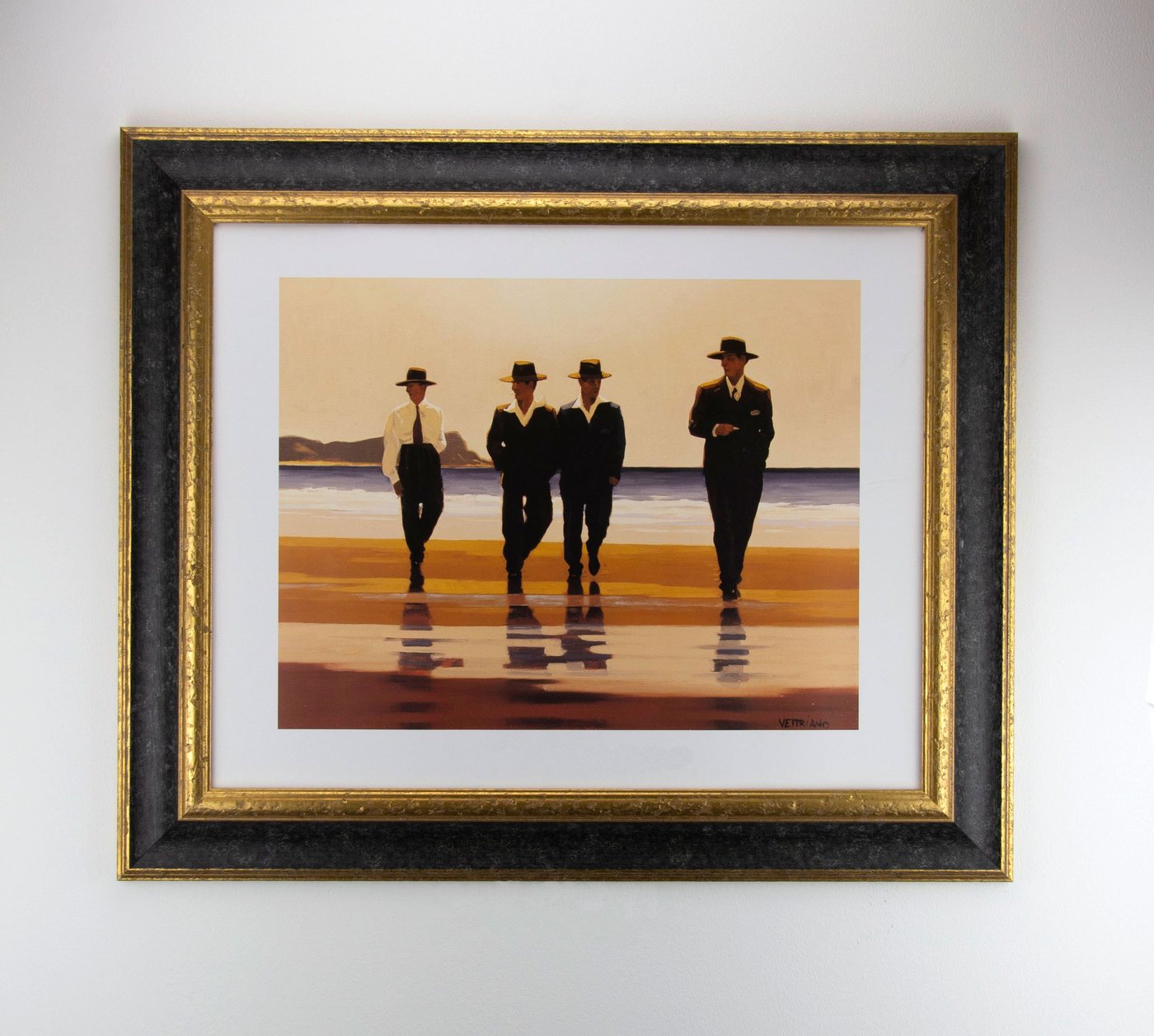 myposterframe Einzelrahmen Dysnomia Barock Edel Bilderrahmen, (1 Stück), 30x40 cm, Schwarz Gold, Echtholz Bild 2