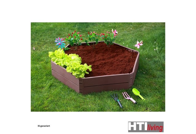 HTI-Living Hochbeet sechseckig erweiterbar in Höhe Nessa