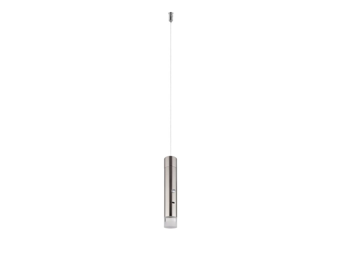 GLOBO LIGHTING LED Pendelleuchte, Dimmfunktion, LED fest integriert, Warmweiß, 2in1 Akku-Lampe Silber: Hängelampe einflammig & Taschenlampe, Ø 3,8cm Bild 4