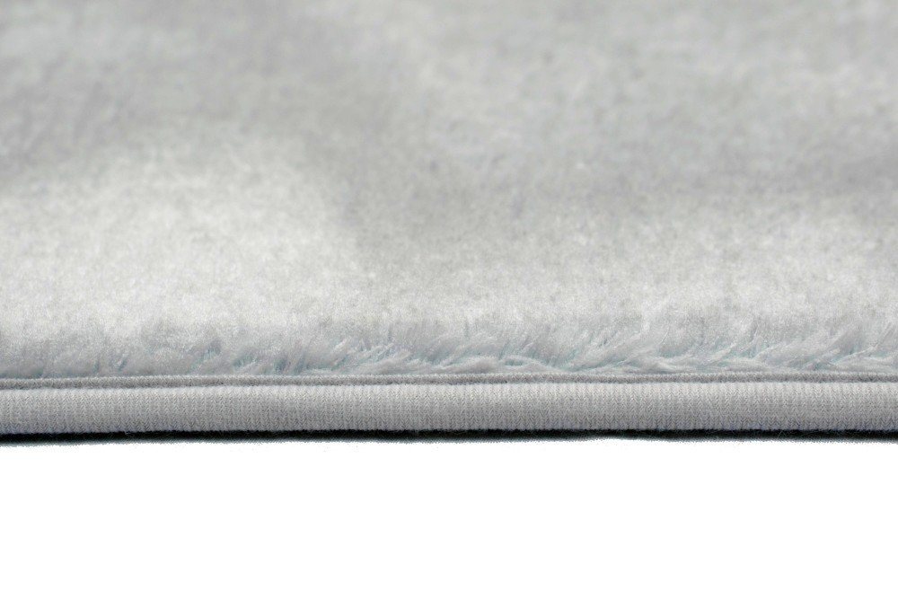 Carpetia Teppich Badematte Badgarnitur Set Duschvorleger Badteppich waschbar grau, rechteckig, Höhe: 18 mm Bild 3