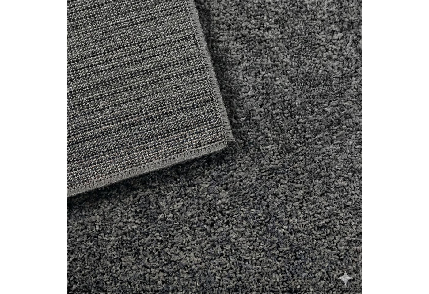 TaraCarpet Teppich Moderner Teppich Aragon 54 Bordüre, rechteckig, Höhe: 13 mm, Designer Bordüre grau Wohnzimmer Schlafzimmer Esszimmer 080X150 cm Bild 3