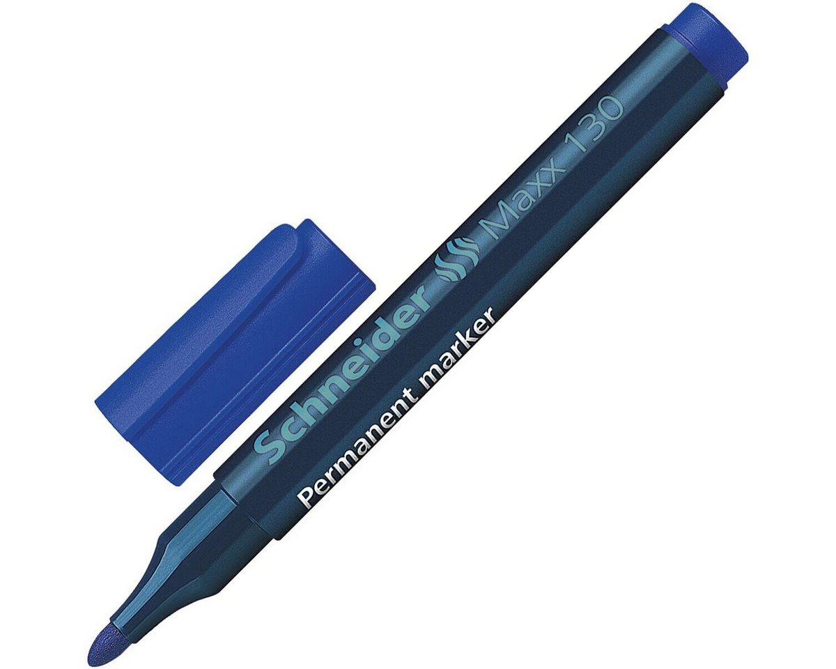 Schneider Permanentmarker Maxx 130, (4-tlg), toluolfrei, Strichstärke: 1,0 - 3,0 mm Bild 5