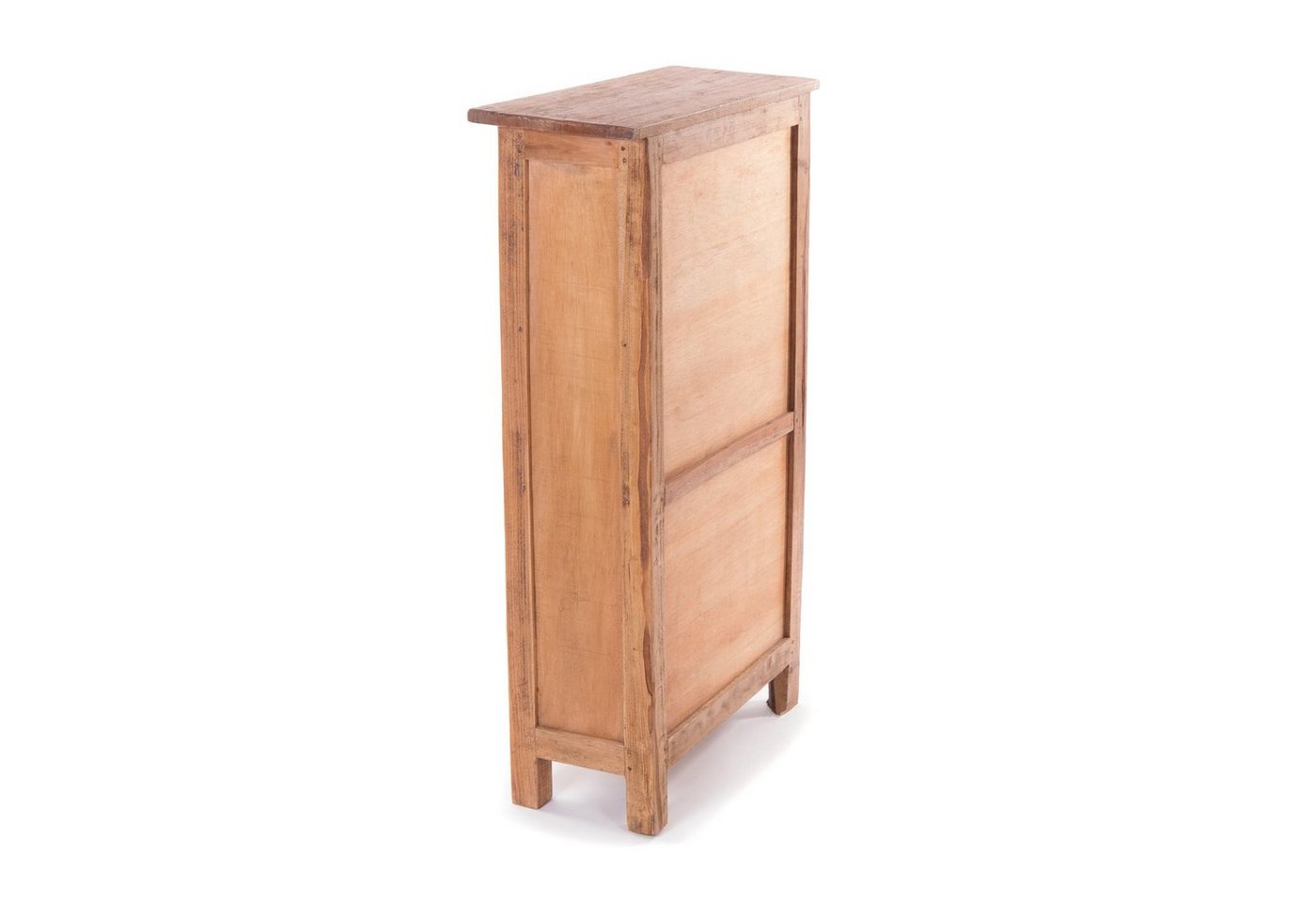DESIGN DELIGHTS Regal BÜCHERSCHRANK "LIBROS", Altholz massiv Holz, 102 cm, Holzregal