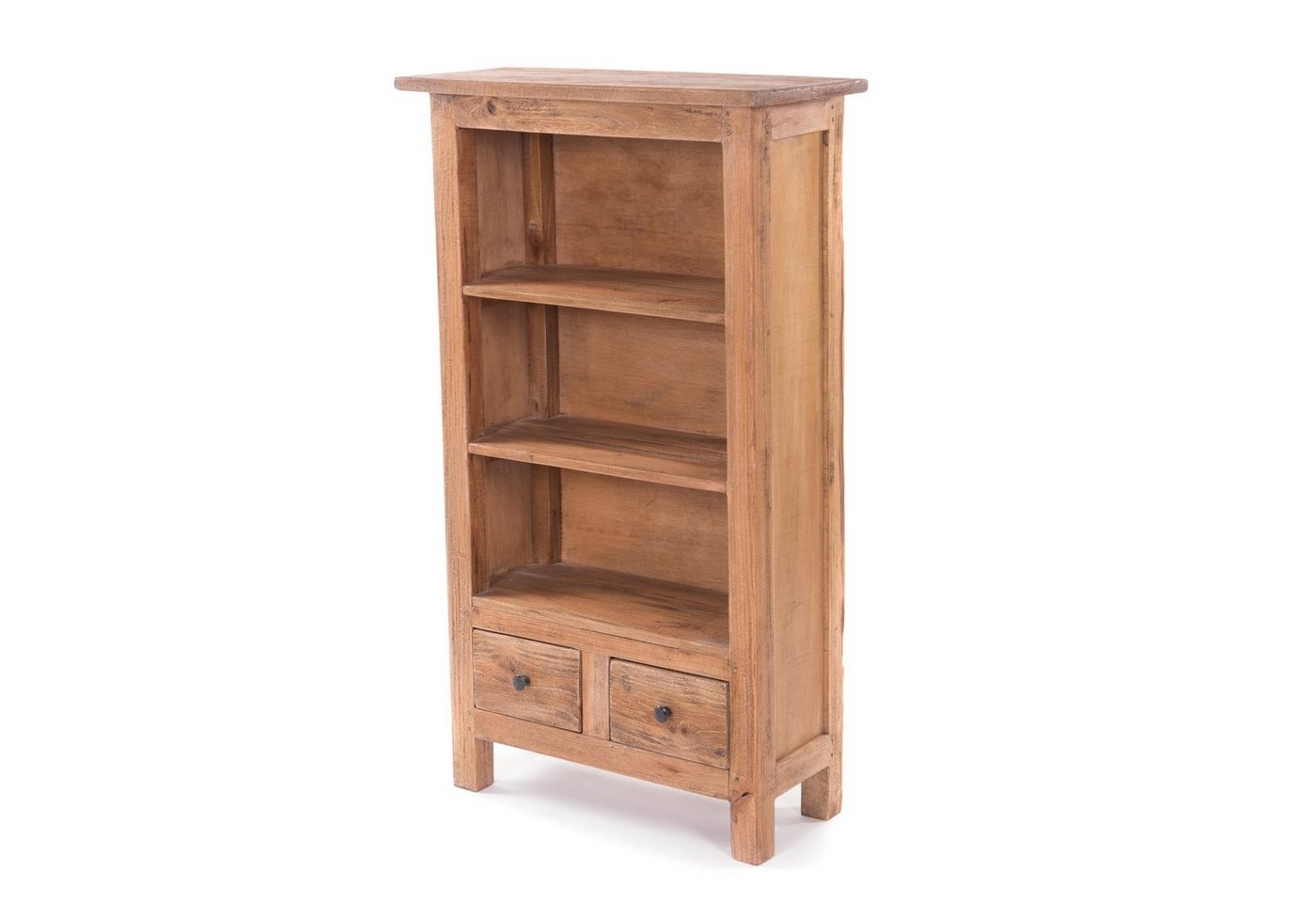 DESIGN DELIGHTS Regal BÜCHERSCHRANK "LIBROS", Altholz massiv Holz, 102 cm, Holzregal Bild 4