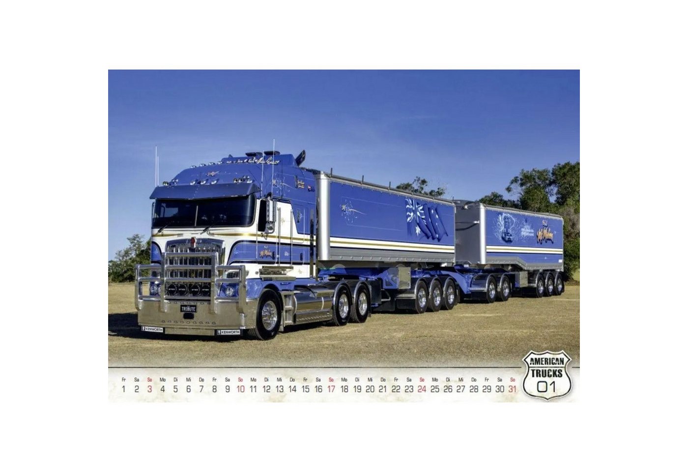 Motorbuch Wandkalender American Trucks Kalender 2027 Bild 4