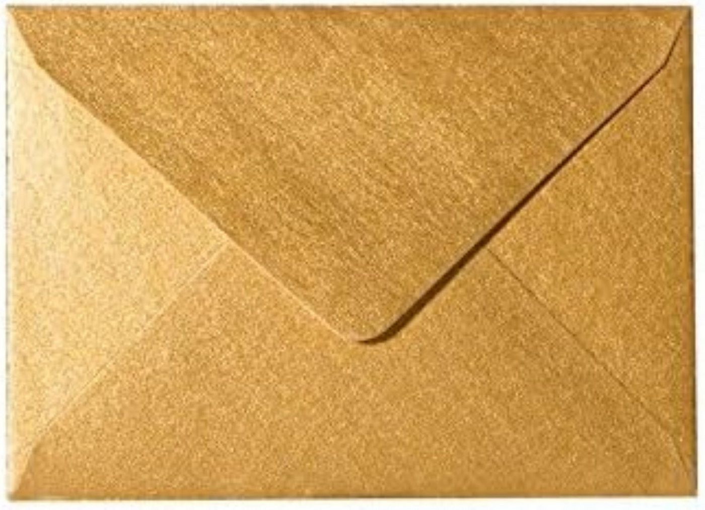Briefumschläge24Plus Briefumschlag 25 Mini 6 x 9 cm Briefumschläge Visitenkarten größe Gold Metallic, 60 x 90 mm Briefumschläge Visitenkarten größe Gold Metallic Bild 5