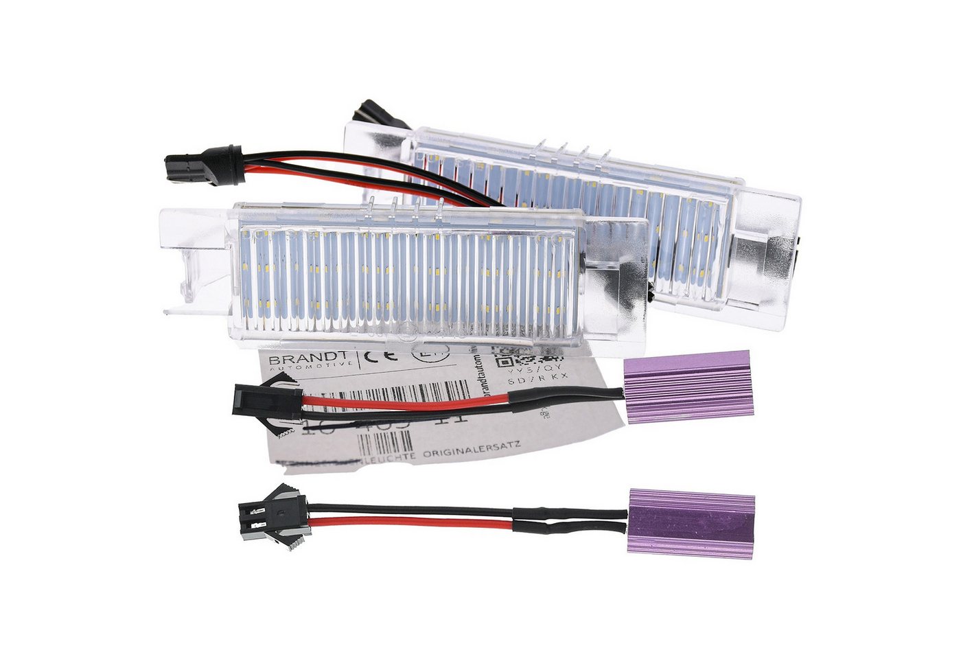 BRANDT AUTOMOTIVE KFZ-Ersatzleuchte LED Kennzeichenleuchten Auto Kennzeichenbeleuchtung, für Opel Adam (13–19), Ampera (12–16), Astra H +OPC H (04–14), Ast... Bild 2