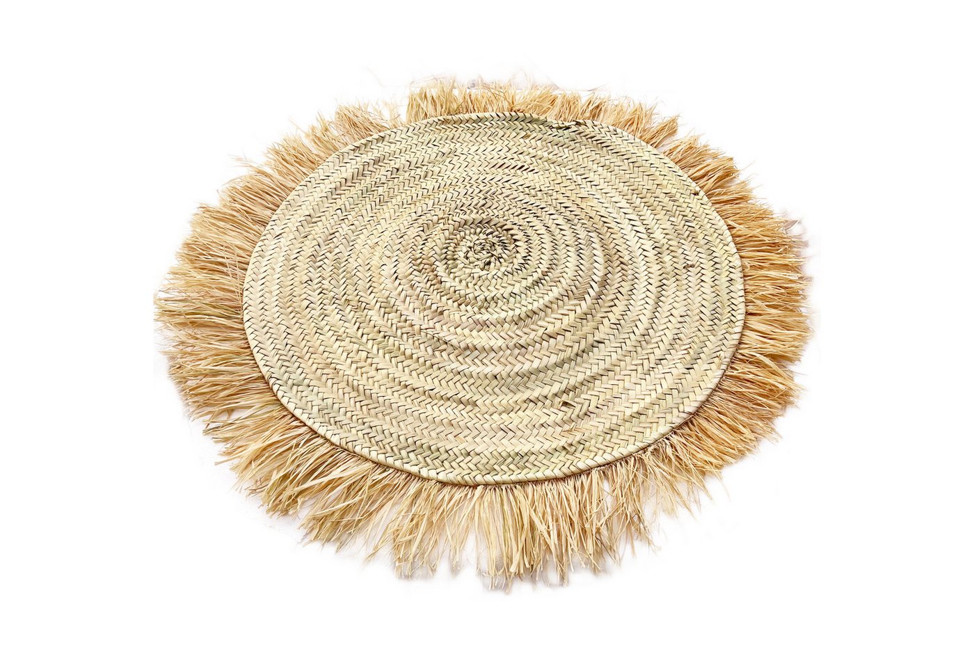Marrakesch Orient & Mediterran Interior Teppich Boho Style Teppich Silva, runde Wanddeko als Teppich für die Wand 80cm, Höhe: 10 mm, Handarbeit Bild 3