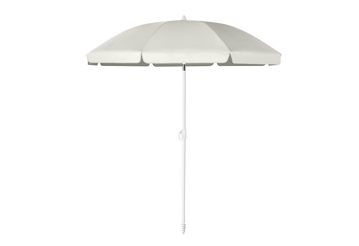 SUNULA Sonnenschirm 160 cm Balkonschirm Strandschirm knickbar mit Bodenhülse & Schutzhülle, Höhenverstellbar und Neigbar, UV-Schutz 50+ Bild 4