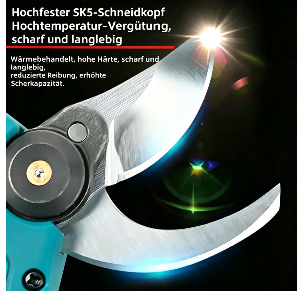 ANTCOOL Astschere Akku-Astschere 88Vf, SK5 30mm, Elektro-Gartenschere mit Zählerfunktion Bild 5