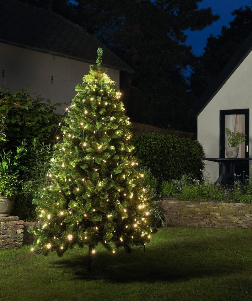Coen Bakker Deco BV LED-Lichternetz LED Lichternetz Trapez Kegel Warmweiß Netz für Weihnachtsbaum Baum, 80-flammig, 80 LEDs geeignet für Bäume mit einer Höhe von 0,90m - 1,30m Bild 3