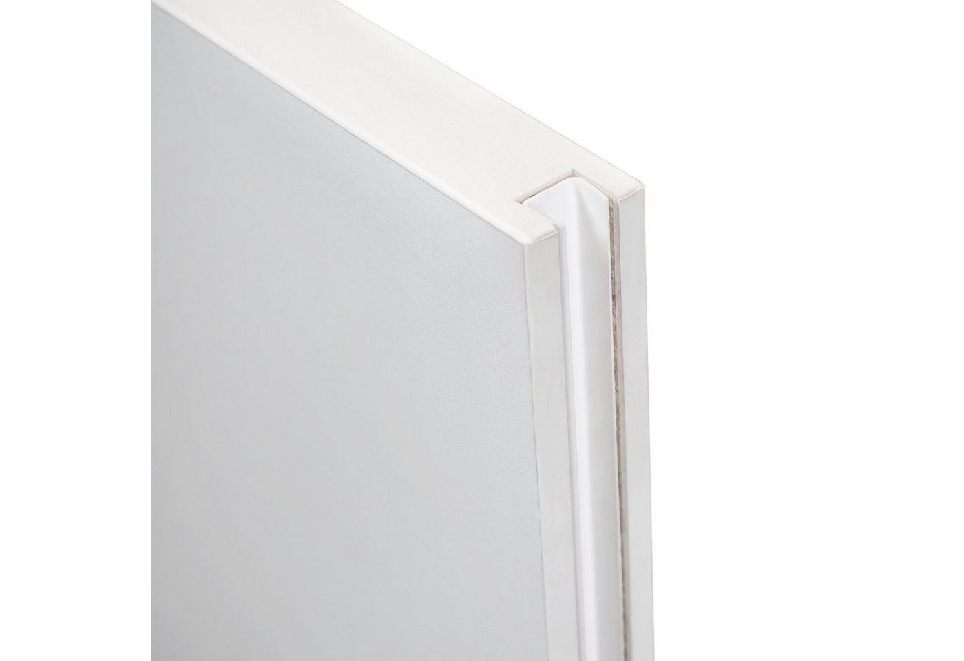 inova wohnen Zimmertür Holzschiebetür Türblatt Weiß, 77,5 x 203,5 cm melaminbeschichtet pflegeleicht