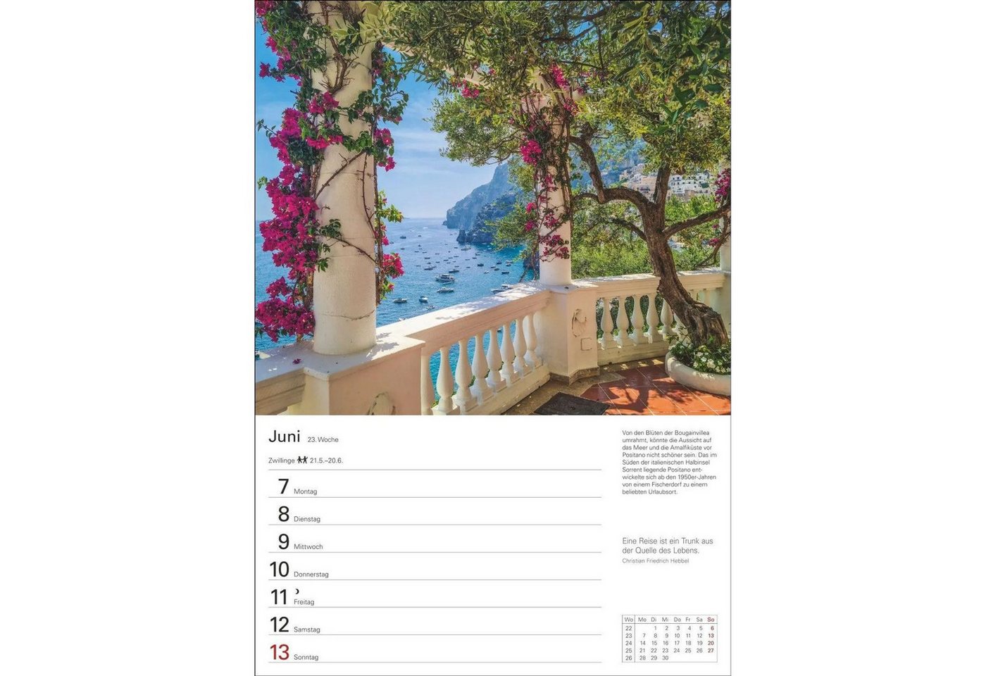 Harenberg Kalender Verlag Wandkalender Traumziele Wochenplaner 2027 - Eine Reise in 53 Bildern Bild 5