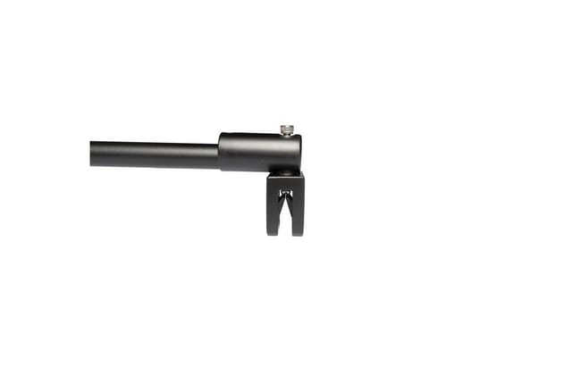 Schulte Duschwand-Stabilisationsstange Stabilisator für 5 - 8 mm Glas, Mattschwarz, kürzbar