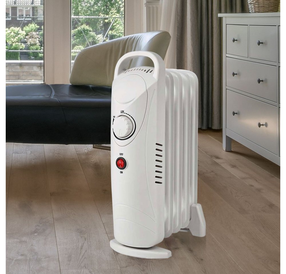 Nedis Ölradiator, Mobiler Ölradiator Heizung Elektroheizung, Thermostat 1 Bild 2