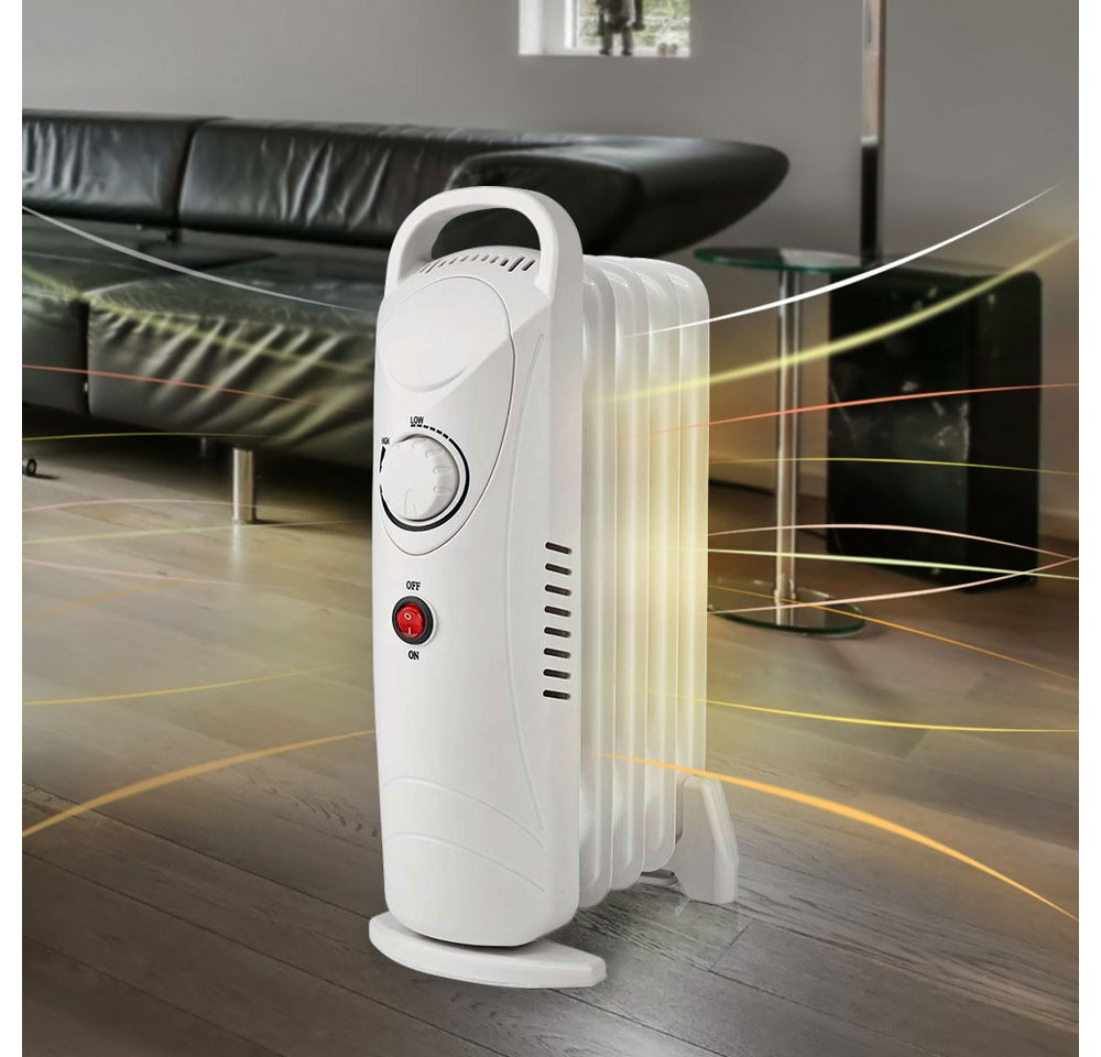 Nedis Ölradiator, Mobiler Ölradiator Heizung Elektroheizung, Thermostat 1 Bild 3