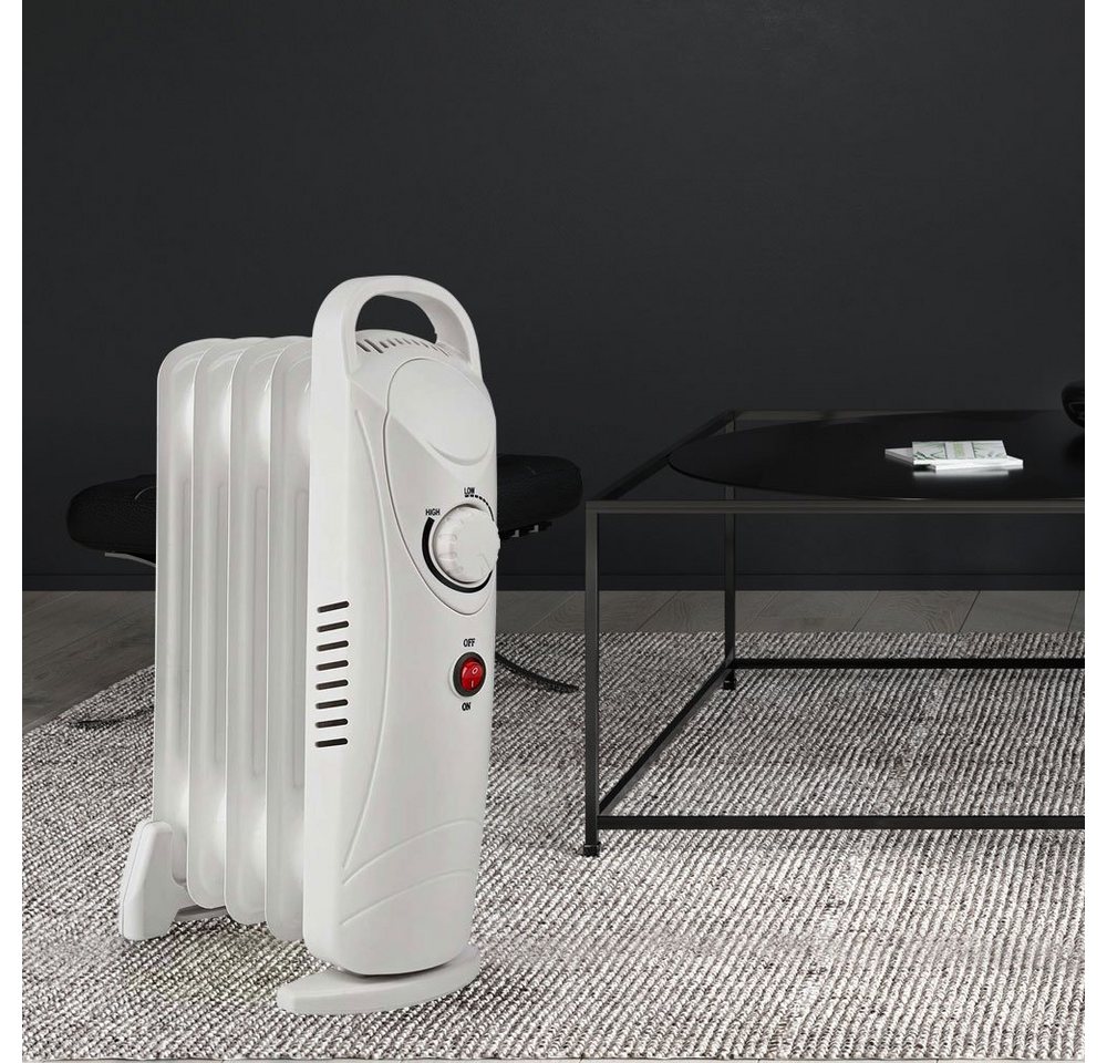 Nedis Ölradiator, Mobiler Ölradiator Heizung Elektroheizung, Thermostat 1 Bild 4