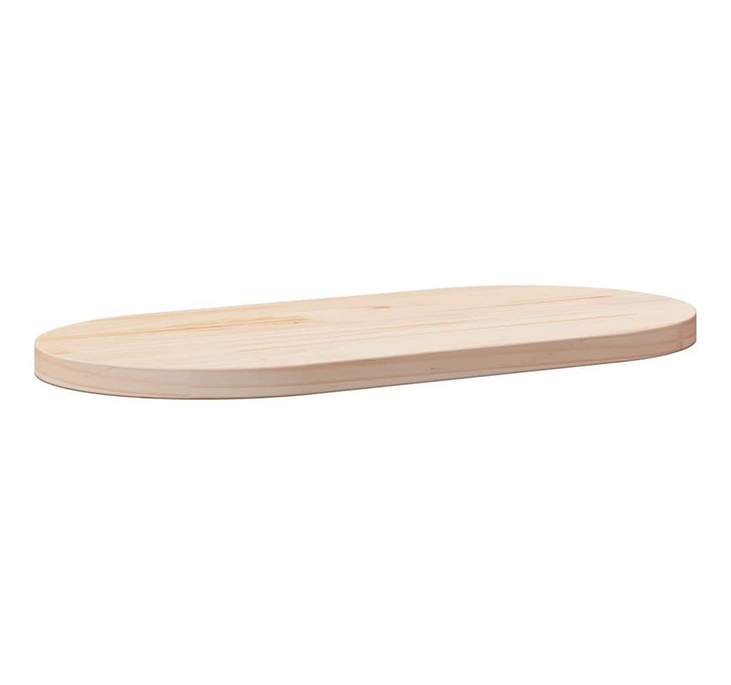 furnicato Tischplatte Holztischplatte aus massivem Kiefernholz 60 x 30 x 2,5 cm (1 St), Unbehandelte Tischplatte mit rustikaler Maserung für das Restaurant Bild 3