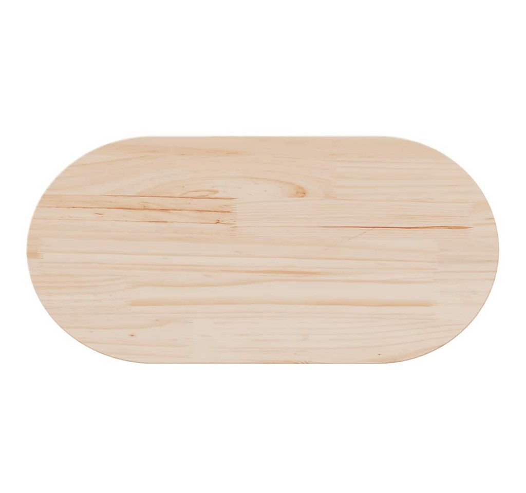 furnicato Tischplatte Holztischplatte aus massivem Kiefernholz 60 x 30 x 2,5 cm (1 St), Unbehandelte Tischplatte mit rustikaler Maserung für das Restaurant Bild 5
